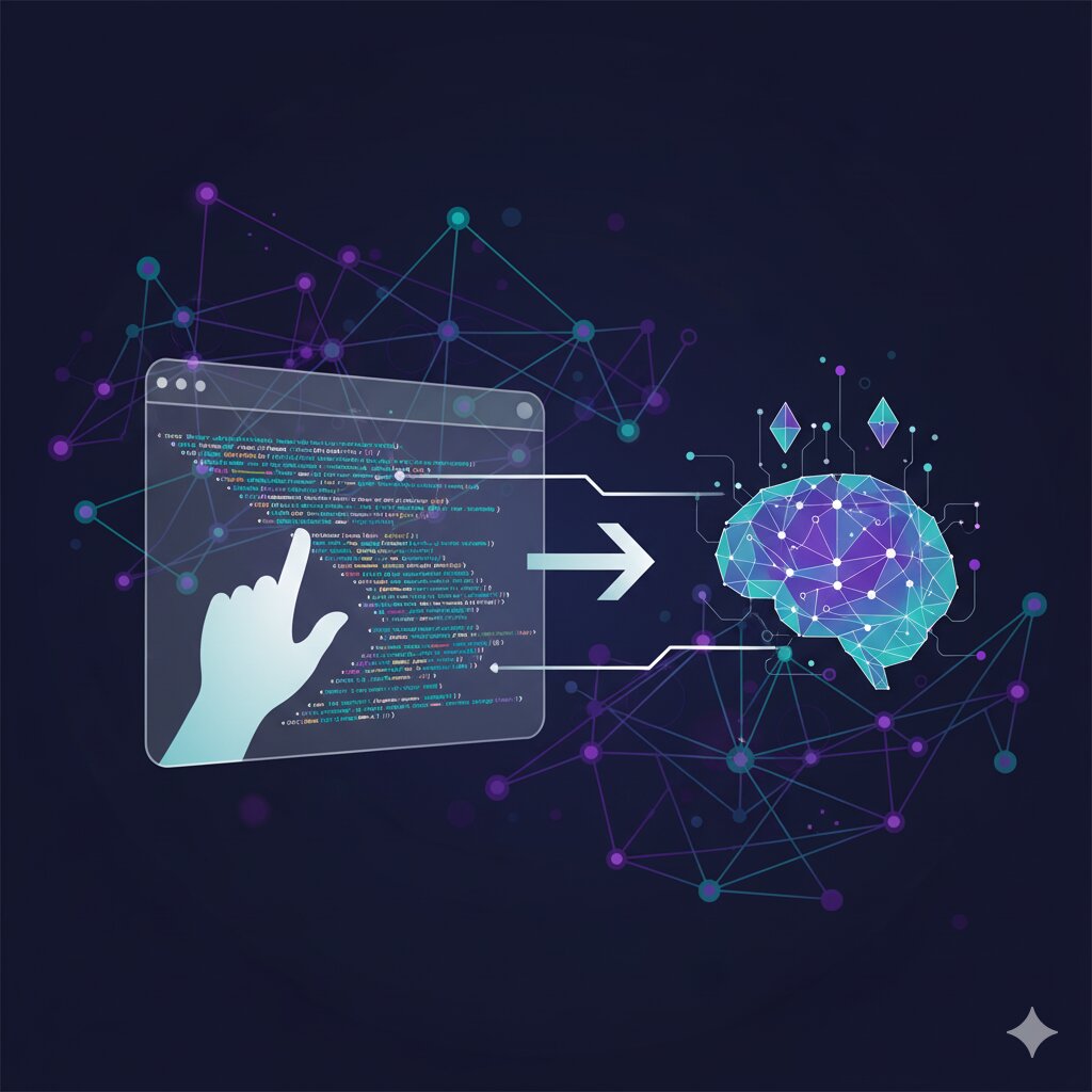 Desarrollador trabajando con IA