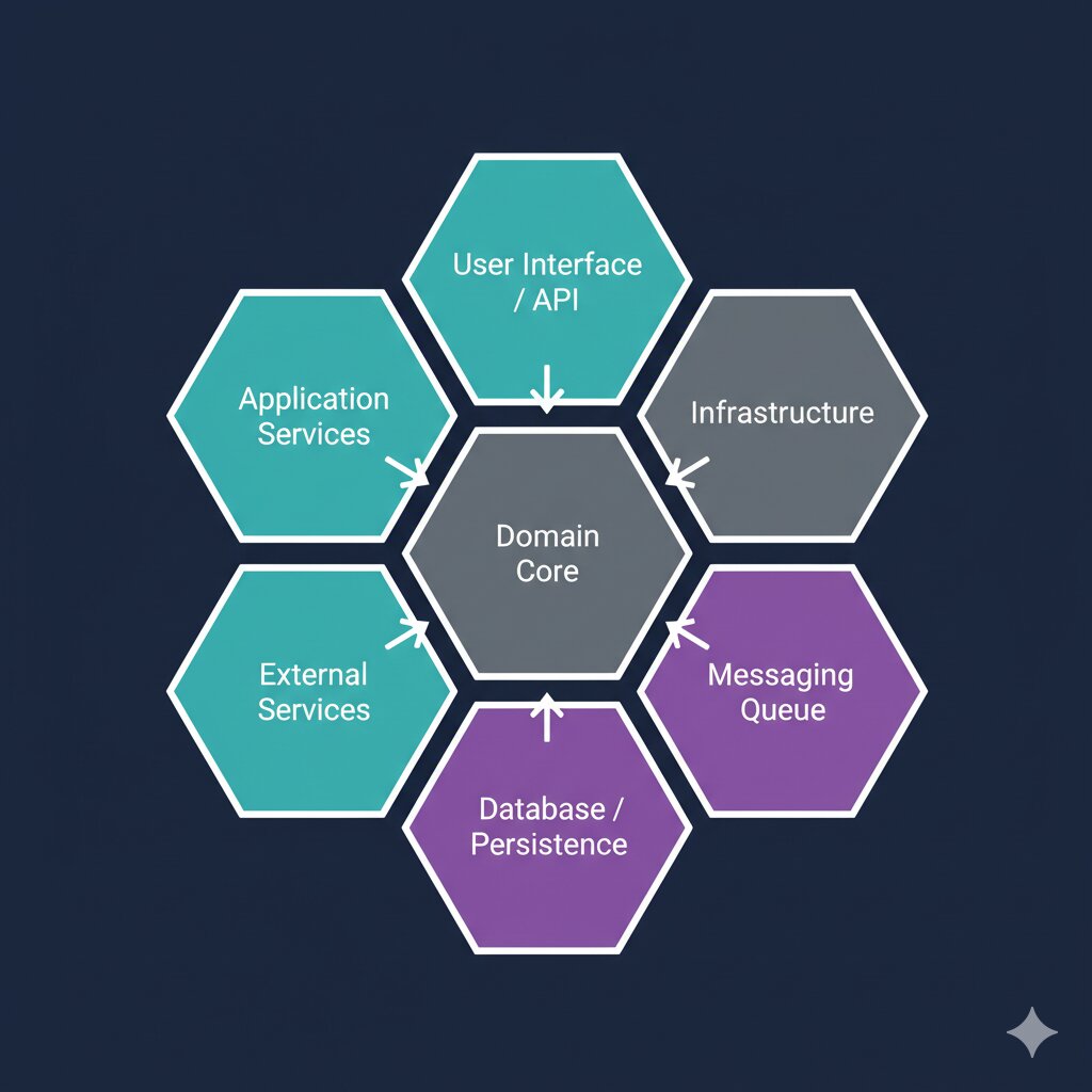 Arquitectura Hexagonal Diagram